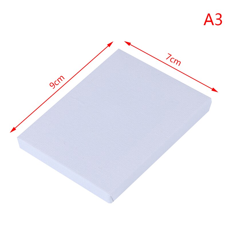 1pc duk målningsram akryl oljefärg diy hantverksförsörjning mini konstnärer kanfas konst tavla tom: A3