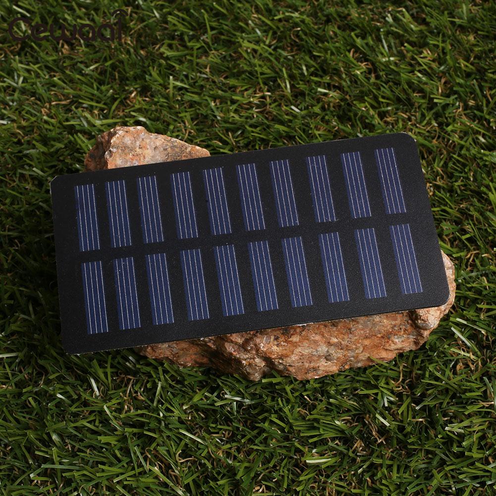 Solar Panel 5V Durable DIY Solar Cells 112X58mm Sun Power Photovoltaic Panels Portable 1.2W