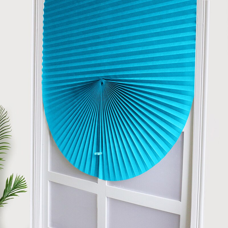 Zelfklevende Gordijnen Voor Badkamer Keuken Balkon Shades Effen Kleur Geplooide Jaloezieën Half Verduisterende Gordijnen