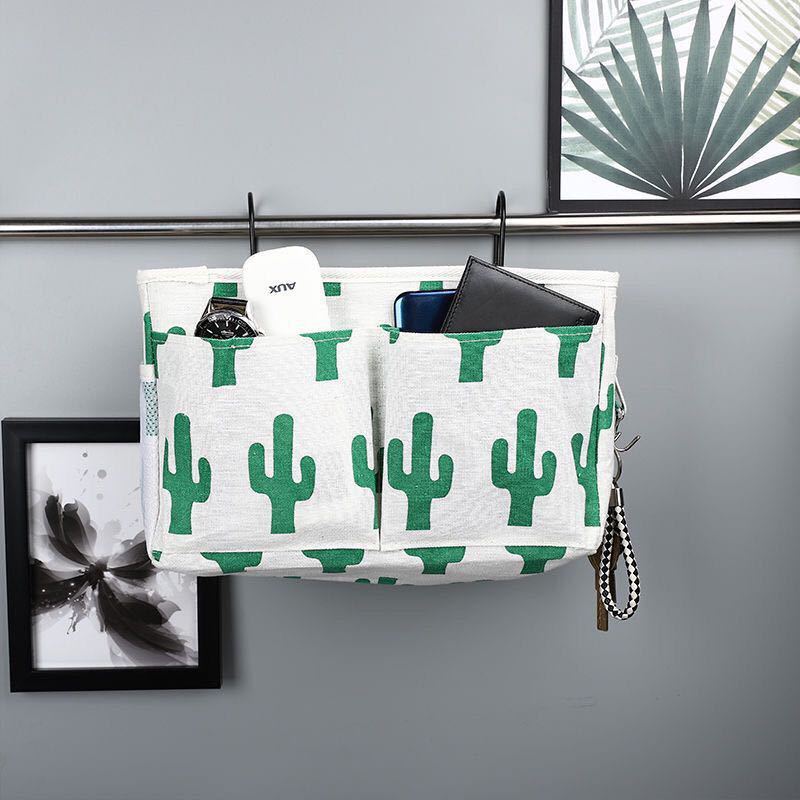 Baby Bedside Storage Bag Baby Pockets Cot Bed Hanging Bag Crib Organizer Toy Diaper Pocket for Crib Bedding Bed Bumper Bedding: 7