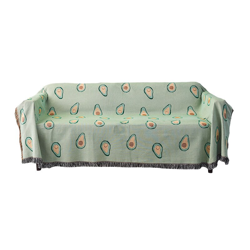 ONGLYP avocat décontracté canapé couverture tenture murale maison tapis pour canapé chaise jeter couverture avec gland chambre tapisserie couvre-lit: Pattern 1 / 130x160cm