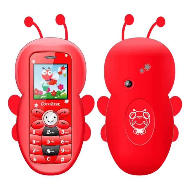 Mini Cute Cartoon Bar Phone Dual Sim Card Mobile Phone Bluetooth Student Child Cellphone With Camera