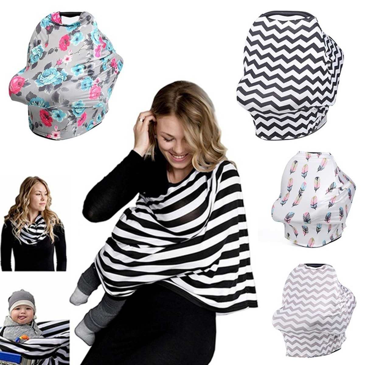 660*700mm Nursing Breastfeeding Privacy Cover Baby Scarf Infant Car Seat Stroller Breast Feeding Scarf Nursing Covers