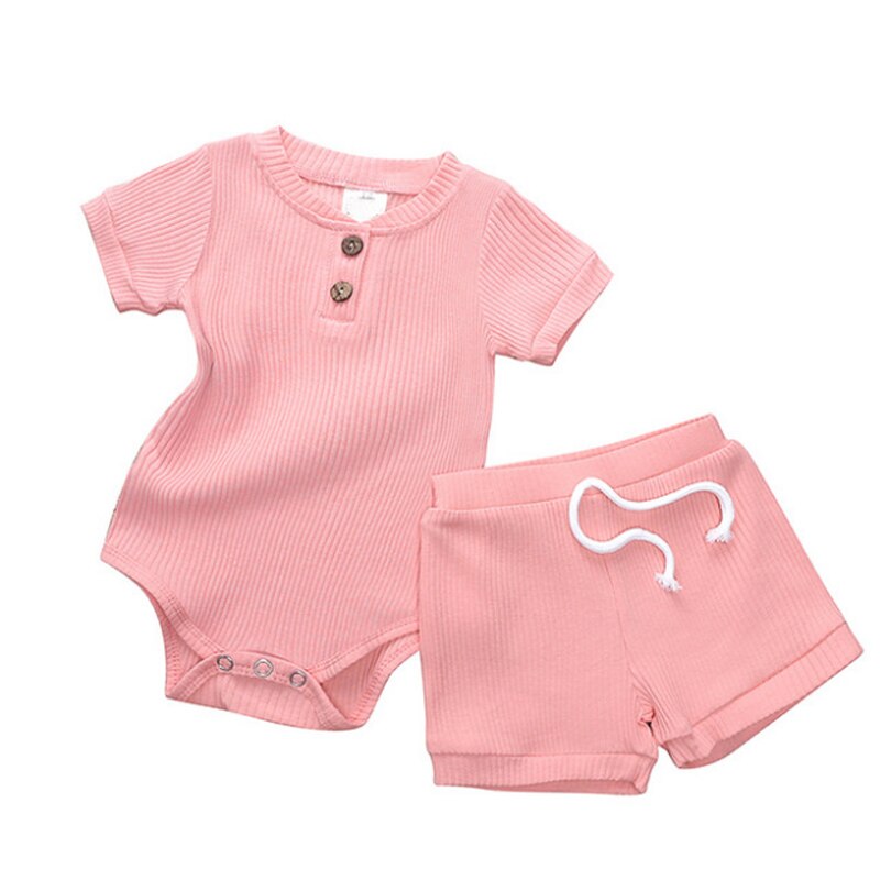 Lien de test de produit BB-2 pièces costume 1: Rose / 0-3 M