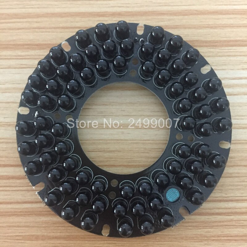 Lihmsek 940nm Invisible LED Board for IR Infrared Illuminator CCTV Camera No red exposure light Board for lamp 72pcs IR LEDs