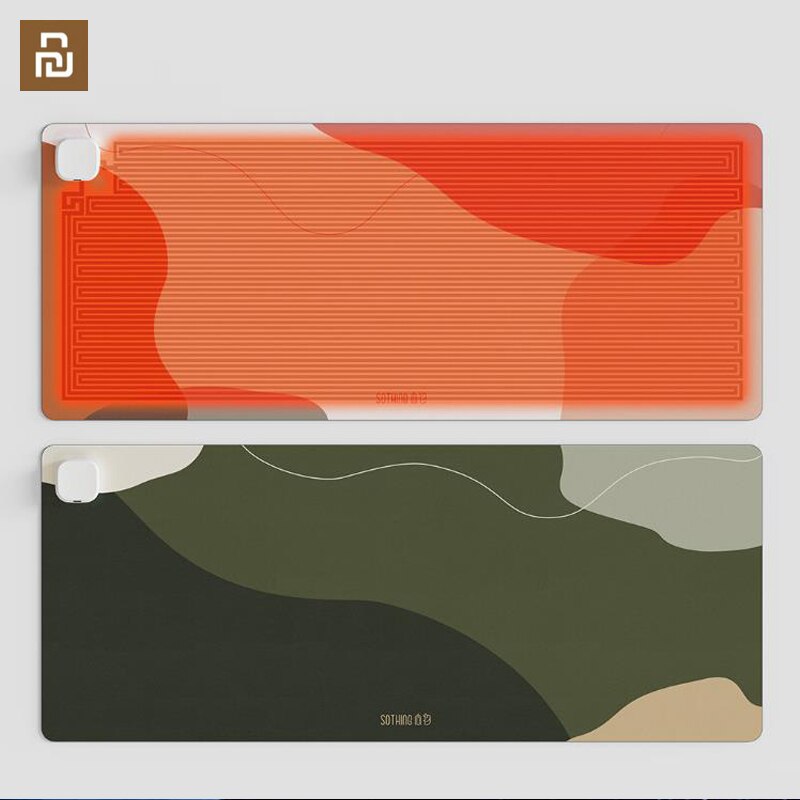 From Xiaomi Sothing Winter Table Warming Mat Office Desktop Heating Mouse Pad Sedentary Reminder 3 Temperature Control Table Mat
