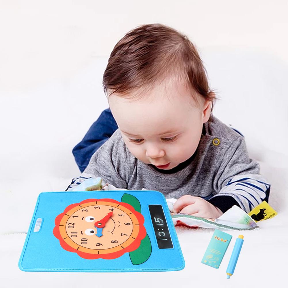 Baby Model Teaching Baby Born Intelligence Toys Learn Time Clock Early Education Toys For Children