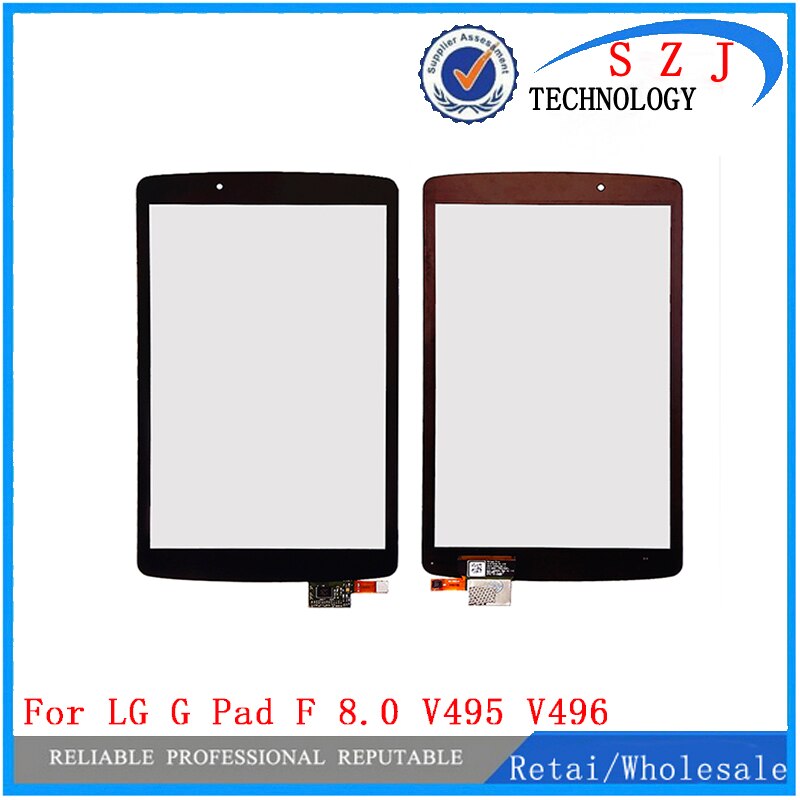 Pc tablette de 8 pouces pour LG G Pad F 8.0 V495 V496 UK495 | Numériseur de panneau tactile, verre extérieur,