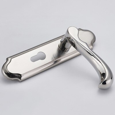 Aluminum Alloy Material Interior Door Lock Living Room Bedroom Bathroom Door Handle Lock Security Locks Packages 3 Style