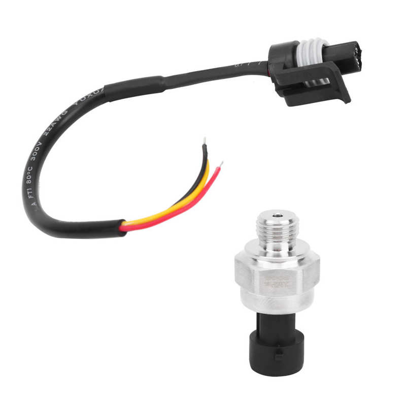 DC5V /12V G1/4in Water Lucht Olie Druksensor Zender Transducer DC5V Input DC0.5-4.5V Uitgang Water Druk sensor