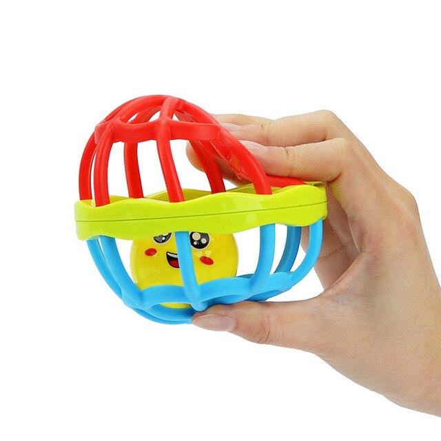 Baby Rasseln Lebensmittel Klasse Zahnen Rassel Baby Spielzeug Kunststoff Hand Glocke Intelligenz Greifen Zahnfleisch Pädagogisches spielzeug für 0-24Monate