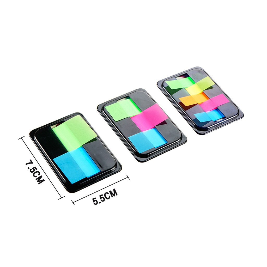 Fluorescence colour Self Adhesive Memo Pad Sticky Notes Bookmark Point It Marker Memo Sticker Paper Office School Supplies