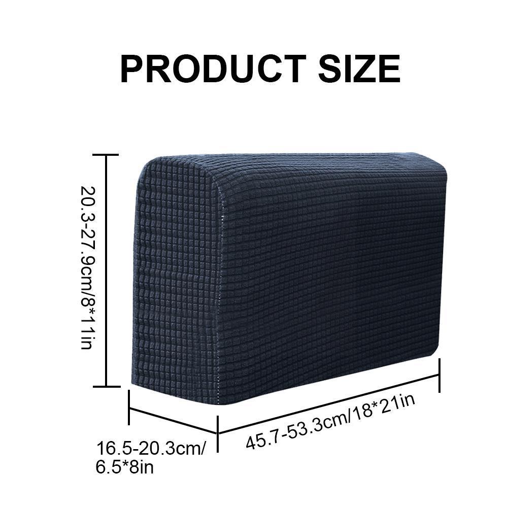 Afneembare En Wasbaar Bank Armsteun Elastische Beschermende Armsteun Armsteun Cover Sofa Polar Cover Cover Elastische Fleece C2h2