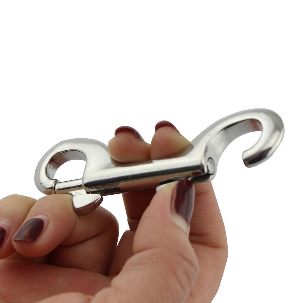 316 Stainless Steel Bolt Snap Hook Clip Diving Single Hook Dive Ended Swivel Eye Bolt Hook Buckle Dog Clip Gear Equipment