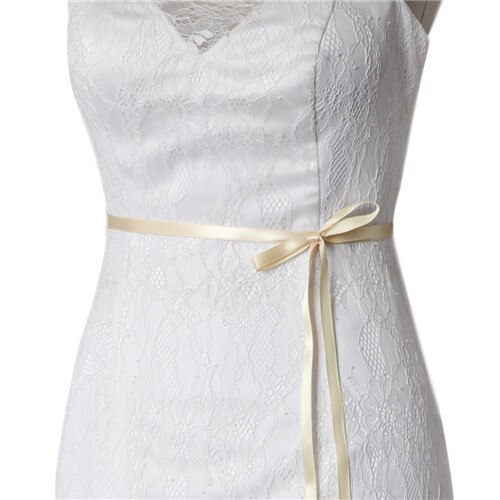 Cinto de cristal e pérolas para casamento, elegante, faixa de cristal para meninas, cinto fino para vestido de festa de tarde: champagne ribbon