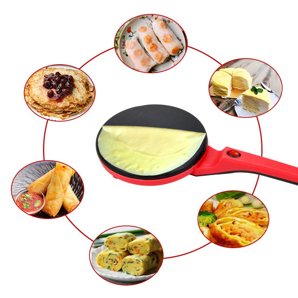 Thuis Elektrische Crepes Machine Pan-Cake Pan Non-stick Bakplaat Bakken Pan Cake Machine Keuken Koken Pan Pie frituren 220V-Sonifer