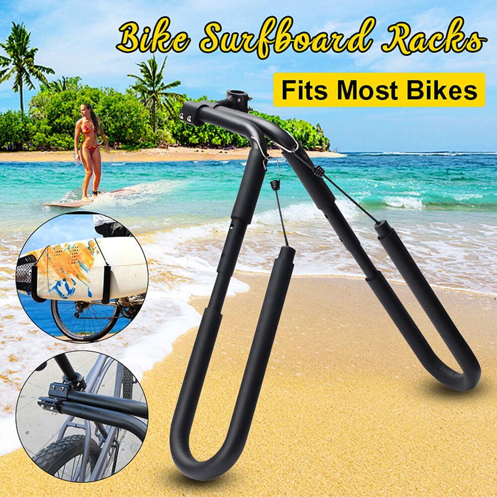 Soporte de tabla de surf para bicicletas, soporte de tabla de surf, soporte de tabla de surf para bicicletas, soporte de tabla de Skimboard para bicicleta