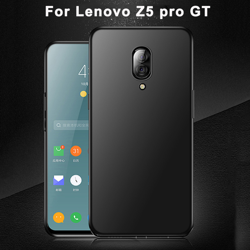 For Lenovo Z5 pro GT case gt855 Ultra-thin Soft Silicone Case back Cover For Lenovo Z5pro GT HD glass front Screen flim