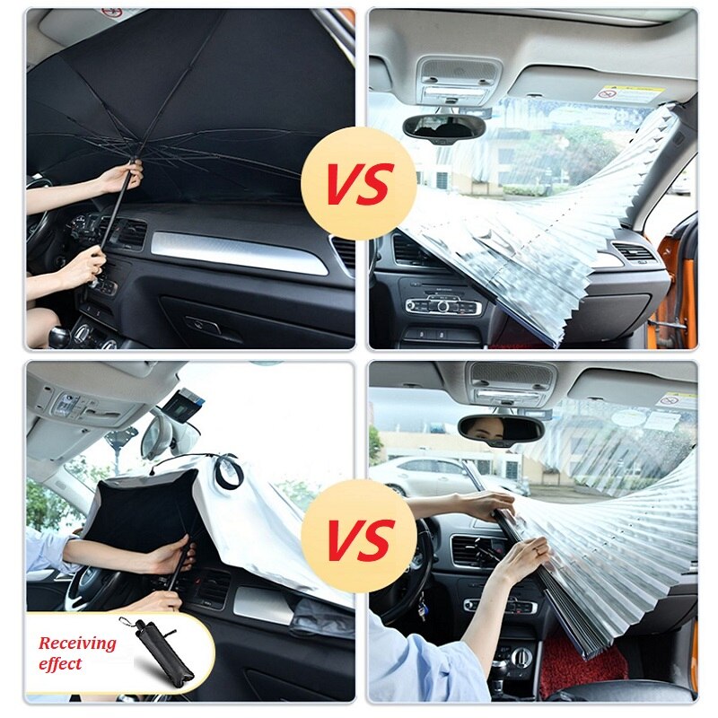 Car Sunshade Umberlla Car Sun Shade For Windshiele Cover Auto Windscreen Cover Interior UV Protector Accessories