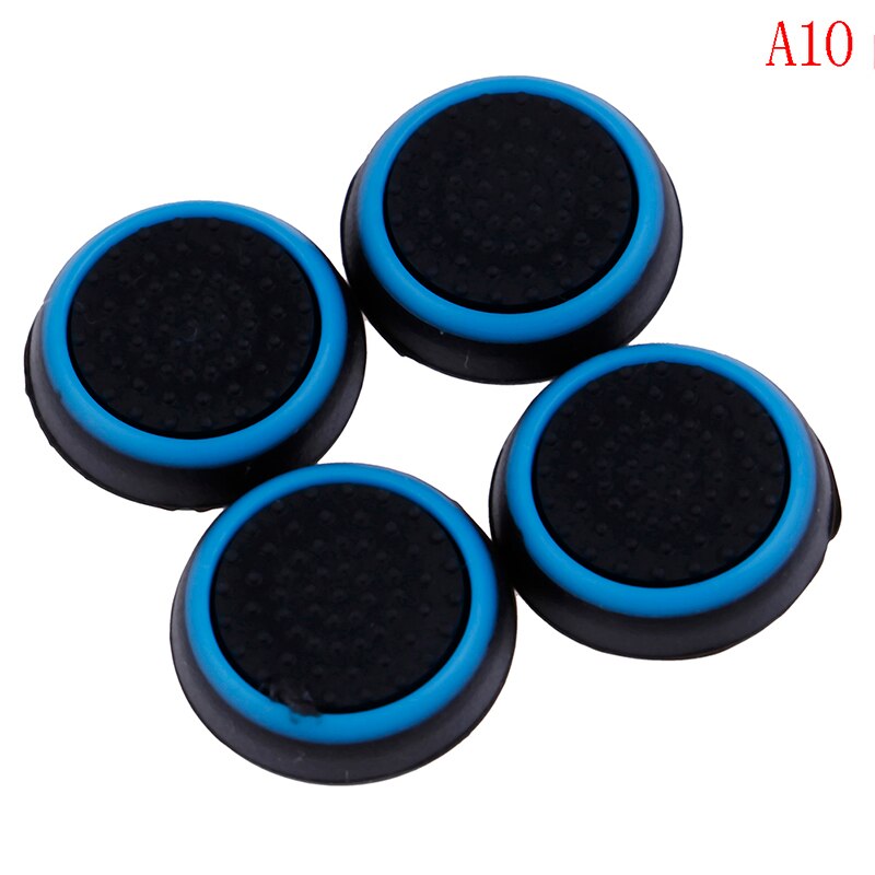 4Pcs Silicone Analog Thumb Stick Grip Cover for Play Station 4 PS4 Pro Slim for PS3 Controller Thumbstick Caps for Xbox: 10