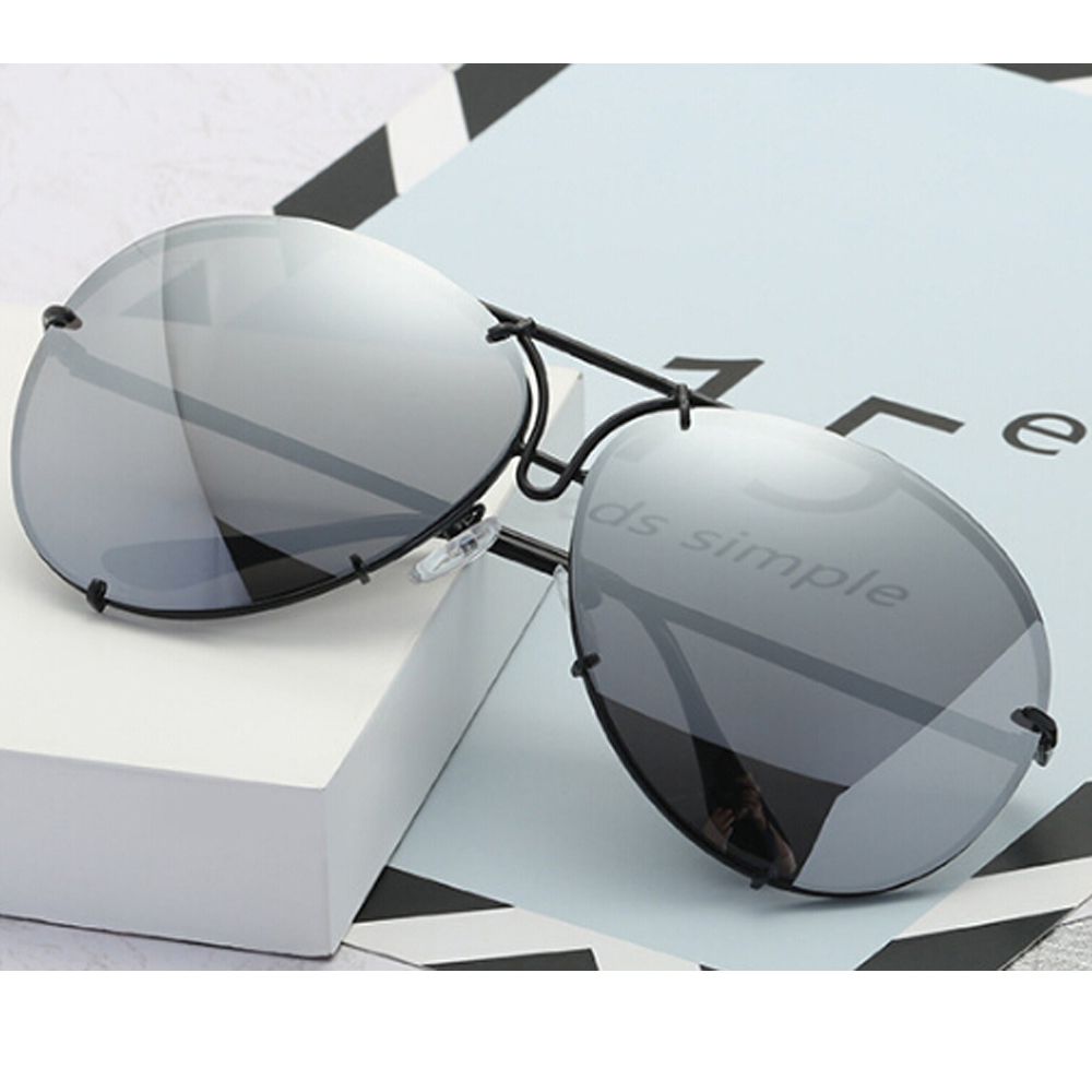 Oversized Cat Eye Zonnebril Vrouwen Zonnebril Flat Top Grote Vrouwelijke Brillen Frame Driver Bril Auto Accessoires: 5
