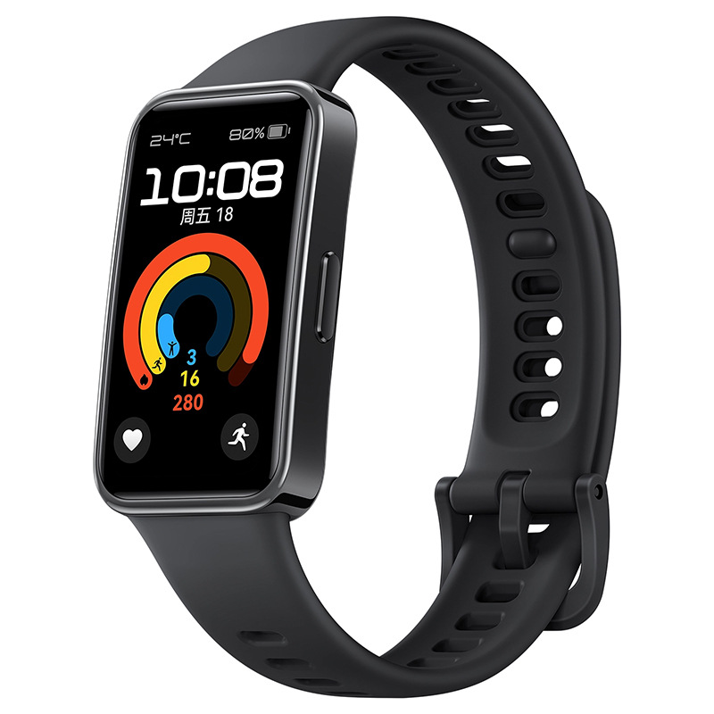 Strap For Huawei Band 9 8 10 Strap Accessories SmartWatch Replacement watchband Wristband Silicone correa bracelet Huawei Band10: Black Yellow