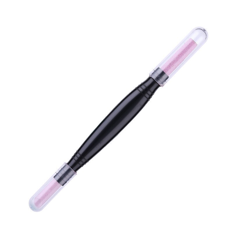 Piedra pómper para manicura, lima de uñas de doble cabeza, multifunción, Peeling, pluma pulidora de piel, SOYW889