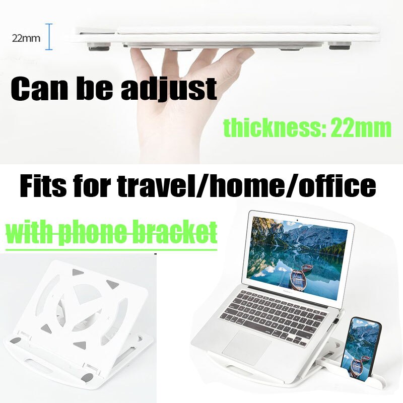 Bärbar soffa laptop bord hopfällbart notebook skrivbord multifunktionellt ergonomiskt mobilt bärbart bordsställ för säng