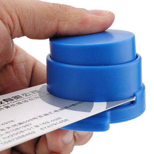 Staple Free Stapler Paper Binding Binder Student Office Stationery