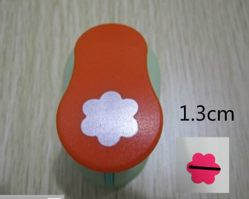 Perforadora troqueladora para manualidades con forma de flor, 0,8 cm-7cm, para Scrapbooking, escuela, perforador de papel, troqueladora para goma Eva, 6 cortador de pétalos,: 8805 flowerB  1.3cm