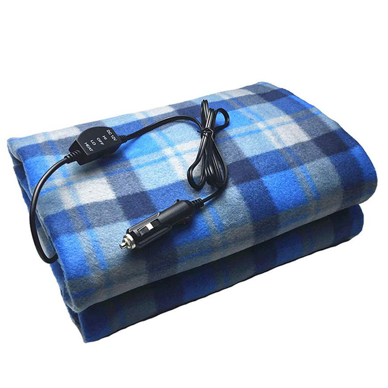 Plaid Elektrische Auto Deken-Verwarmde Dekens 12V met 96 Inch Koord voor Elke Auto Truck SUV Sigarettenaansteker, kantoor, Bumperkleven, Eme