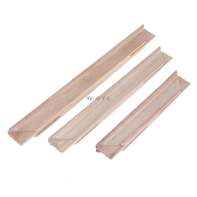 4 Stks/set Houten Brancard Strip Bar Frame Voor Canvas Schilderij Art Stretched Schilderen Frame