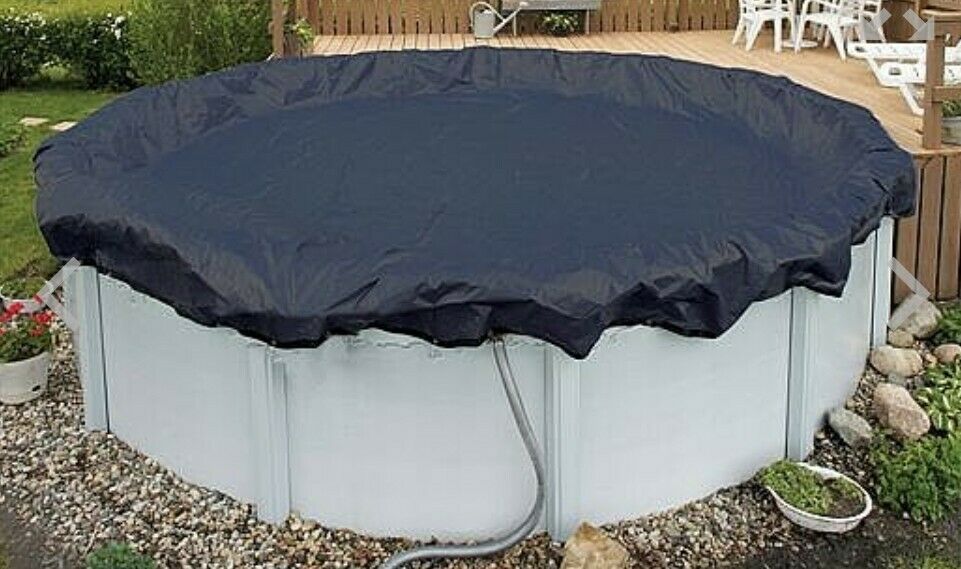 Cubierta multiusos para Piscina redonda grande 210D, protección de hojas y muebles de Patio, jardín al aire libre