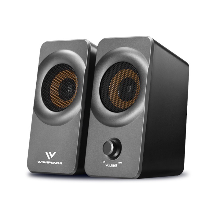 10W USB+AUX Wired Computer Speakers High Power Bass Reinforcement Subwoofer for Laptop Desktop Phone Loudspeaker: Default Title