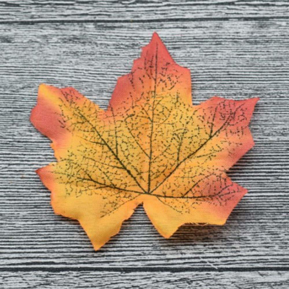 Simulated Leaves Artificial Plants Decoration Party Art Leaf Simulation Maple Leaf Home Autumn Craft Vivid Wedding