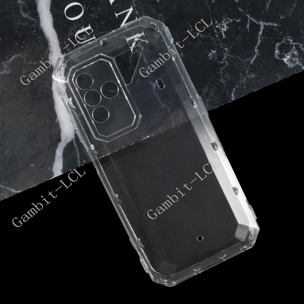 För ulefone power armor 18t 18 armor 18 armor 18t 6.58 " silikon smartphone telefon skyddande bakskal mjukt tpu-skal: Aluminium / Klar