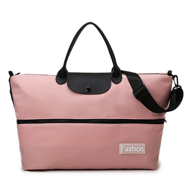 Waterdichte Droog Nat Scheiding Sporttas Vrouwen Fitness Yoga Mat Mannen Training Hand Tas Zwemmen Crossbody Outdoor Sport Tassen: Roze