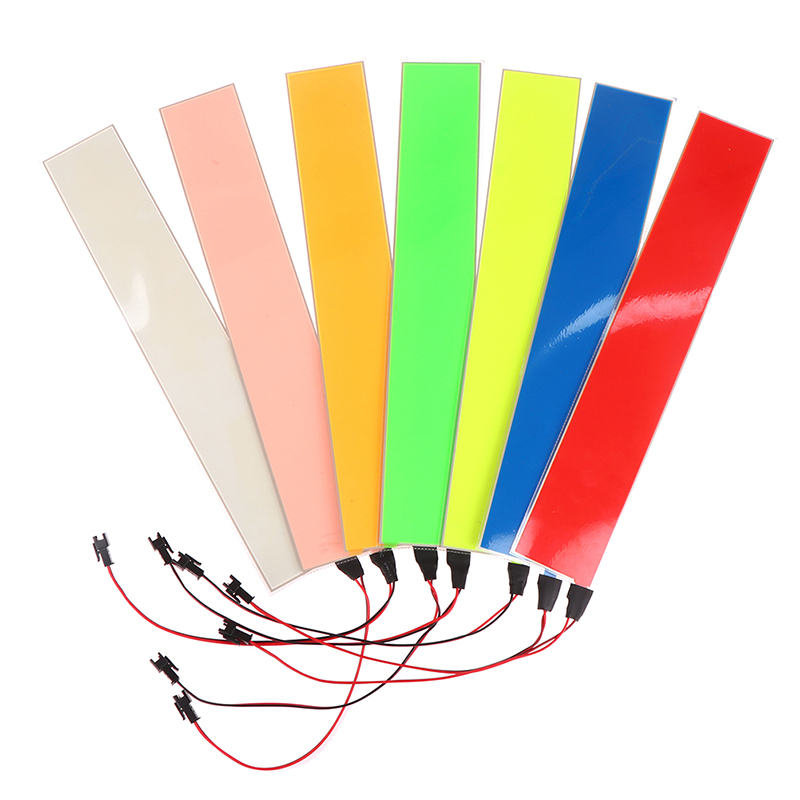 1Pc 12V 30.3X5.3Cm Flexibel El-Lichtpaneel Elektroluminescerende Achterlichtstriplamp Voor Thuisautofeest Laag Stroomverbruik