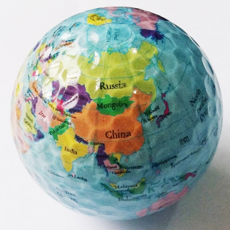 Golf practice Balls Globe Map