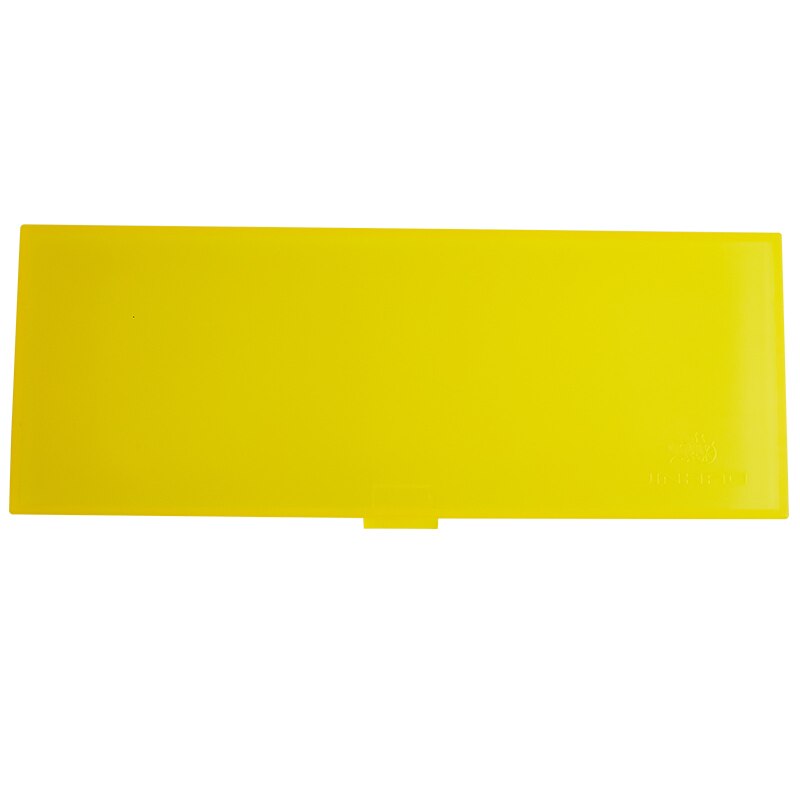 Jinhao Matte Doorschijnende Pen Case Eenvoudige Multifunctionele Opslag Potlood-Box 8 Kleuren Voor Kiezen Briefpapier Schoolbenodigdheden: Transparent yellow