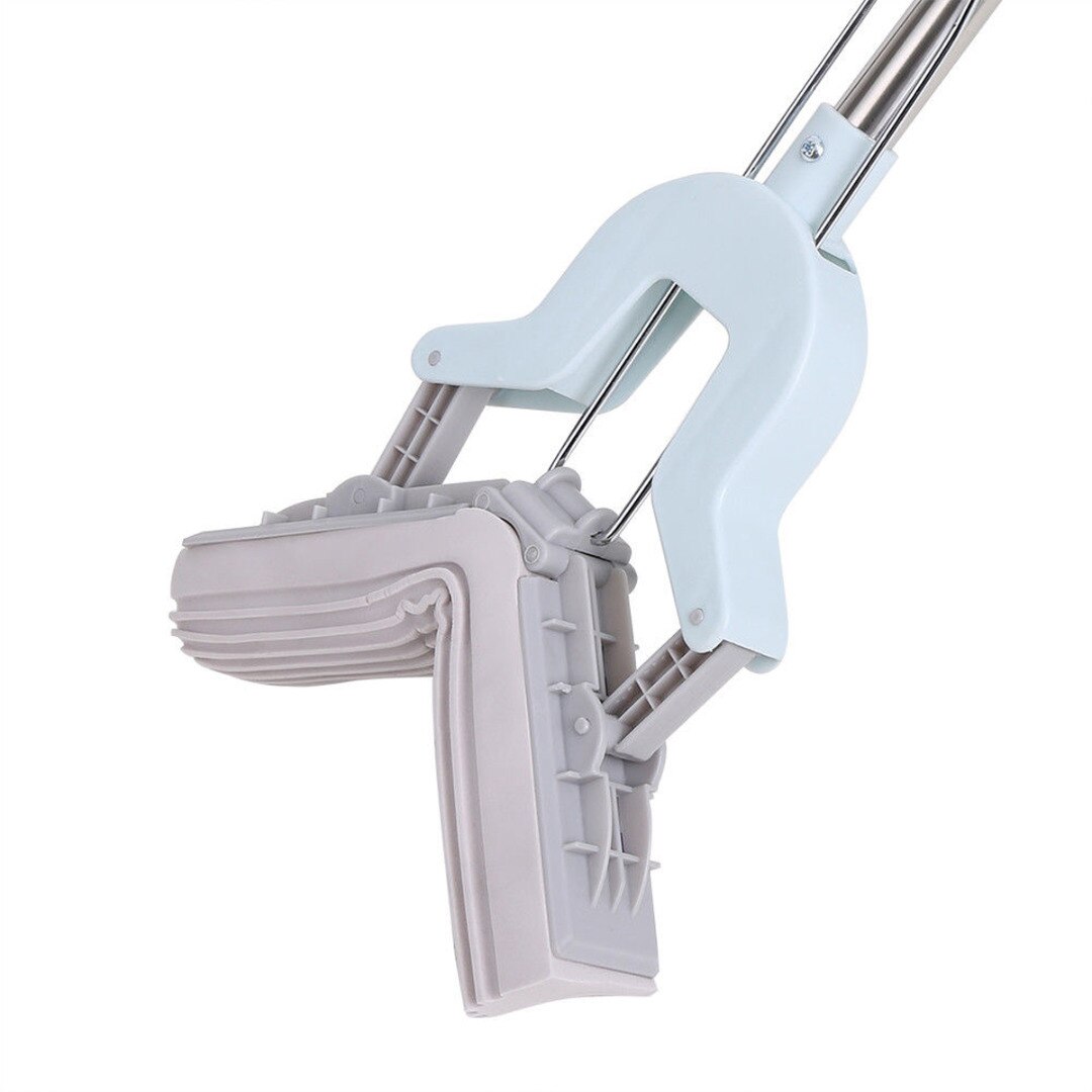 Stainless Steel Removable Telescopic Sponge Mop Adjustable Handle Absorbent Sponge Mop Multi Functional Home Floor Cleaning Tool