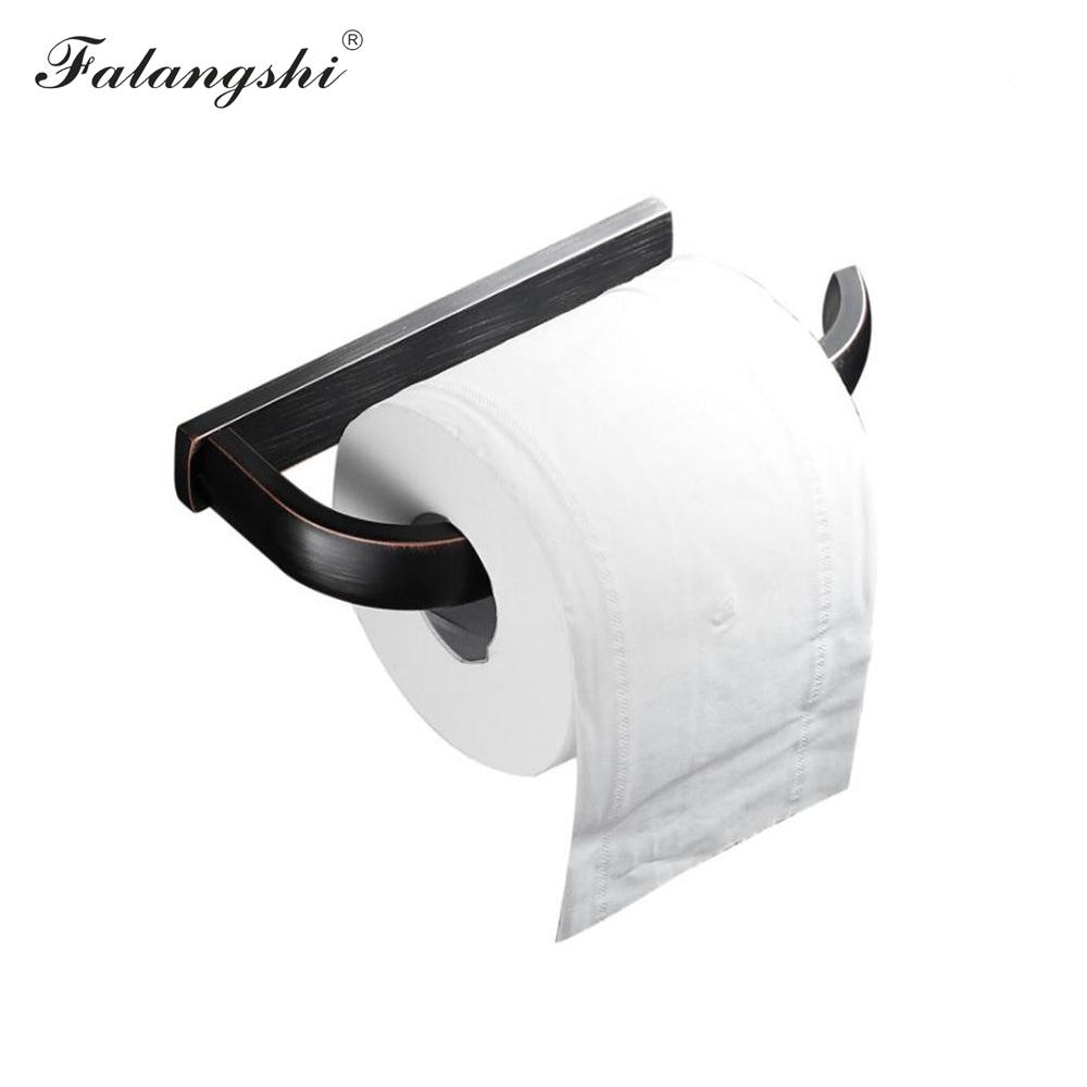 Kobber messing børstet toiletpapirholder krom sort hvidguld badeværelse tilbehør toiletpapirrulleholder  wb8201