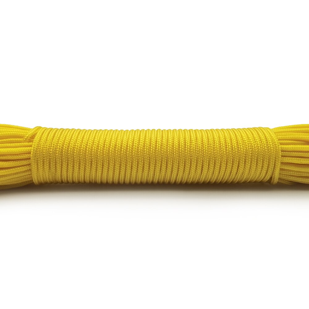 Diameter 2Mm 100Meter Deepred Touw Parachute Cord Koord Touw Klimmen Camping Survival Apparatuur Paracord Armband: GRIJS / 20m
