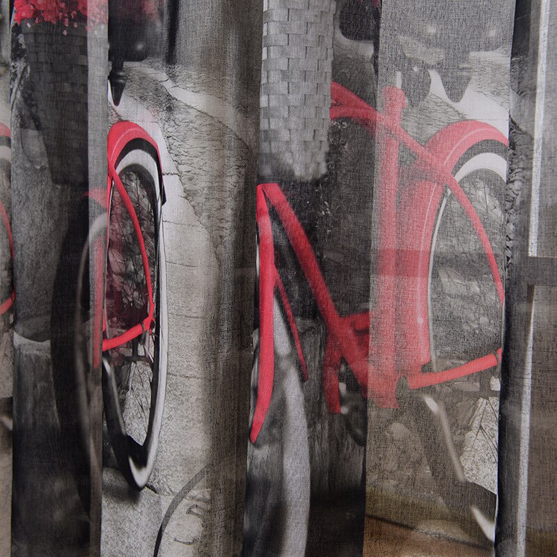 Cortinas de tul transparente de tela de lino y algodón suave para ventana de bicicleta de dormitorio, cortinas para cocina, cortinas de tul, 1 ud.