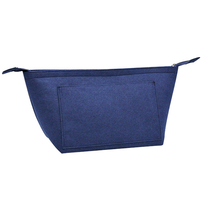 Sac à insérer en feutre adapté au sac à main Longchamp, sac de doublure en tissu feutré, sac de maquillage, Support de voyage, organisateur de sac à main Portable: S / Bleu