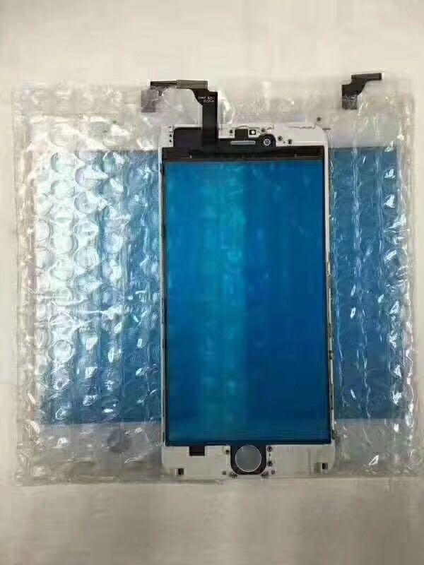 Reemplazo de lente de cristal frontal Digitalizador de pantalla táctil con el marco para iPhone 5 y 5s 5c 6 plus 6S Sensor de panel de vidrio