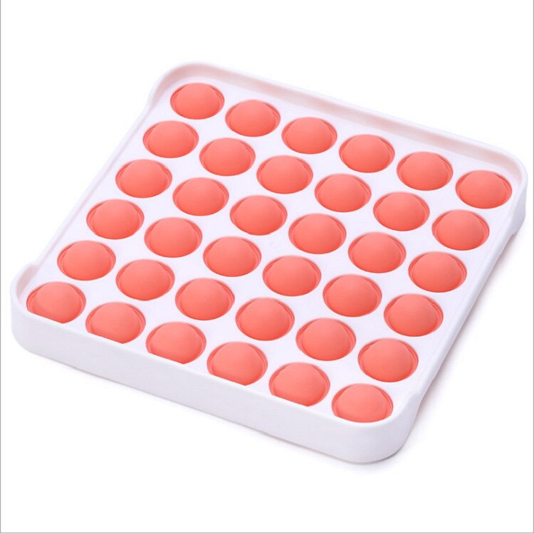 Colorful Fidget Push Pops Bubble Sensory Squishy Stress Reliever Autism Needs Anti-Stress Pop-It Rainbow Adult Children Toys: 8