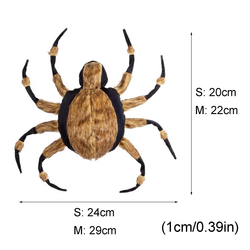 Deadly Simulation Spider Scary Cat Costume Halloween Cosplay Chucky Doll Clothes