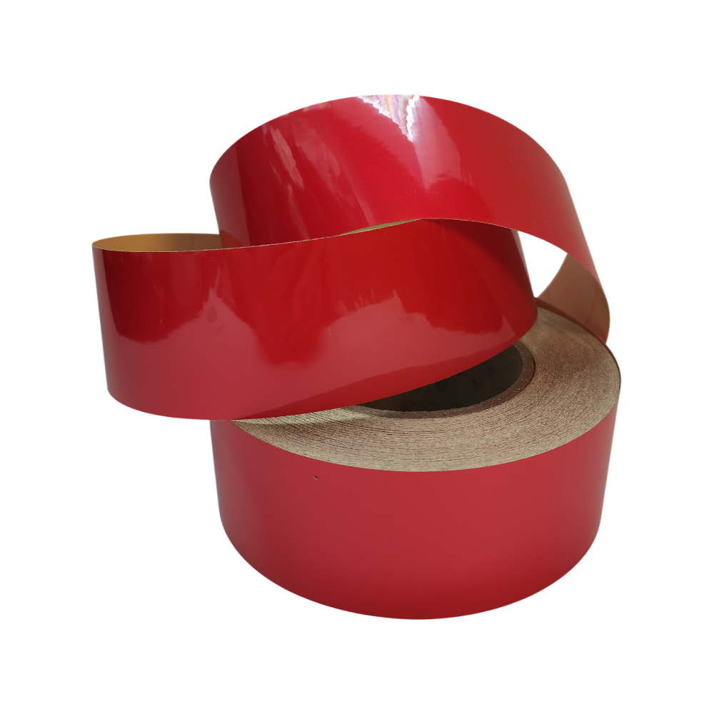 Autocollant Adhésif de Moulage de Publicitaire, Réflecteurs Imperméables pour le Marquage de Sécurité de la Voiture, Blanc Rouge Jaune Orange, 5cm x 5m