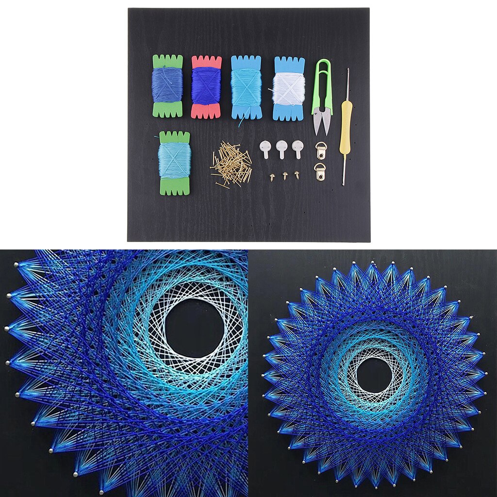 Funny String Art Kit Crafts Project Kit DIY Stereoscopic Winding Painting Crafts